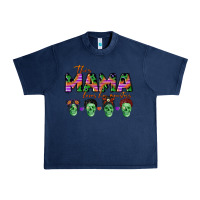 Navy personalized this mama loves her monsters Urban Heavy Tee - CowGirlArtShop