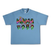 Pebble Blue personalized this mama loves her monsters Urban Heavy Tee - CowGirlArtShop