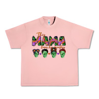Salmon personalized this mama loves her monsters Urban Heavy Tee - CowGirlArtShop