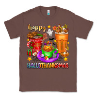 Chestnut Happy Hallothanksmas coffee cups Classic Tee - texasbilliewilder