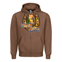 Chestnut cowgirl horseshoe Zipper Hoodie - RacoonDesign