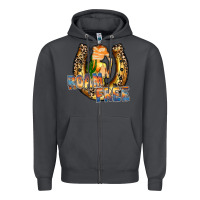 Smoke cowgirl horseshoe Zipper Hoodie - RacoonDesign