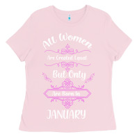 Bubblegum Pink Legends are born in January shirt Ladies Tee - Bettercallsaul