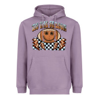 Lavender tis the season football smiley face Heavyweight Hoodie - BarkalooDesign