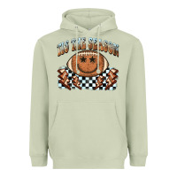 Matcha tis the season football smiley face Heavyweight Hoodie - BarkalooDesign