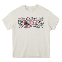 Cream for the love of the game  volleyball Heavy Core Tee - Jasminsmagicworld
