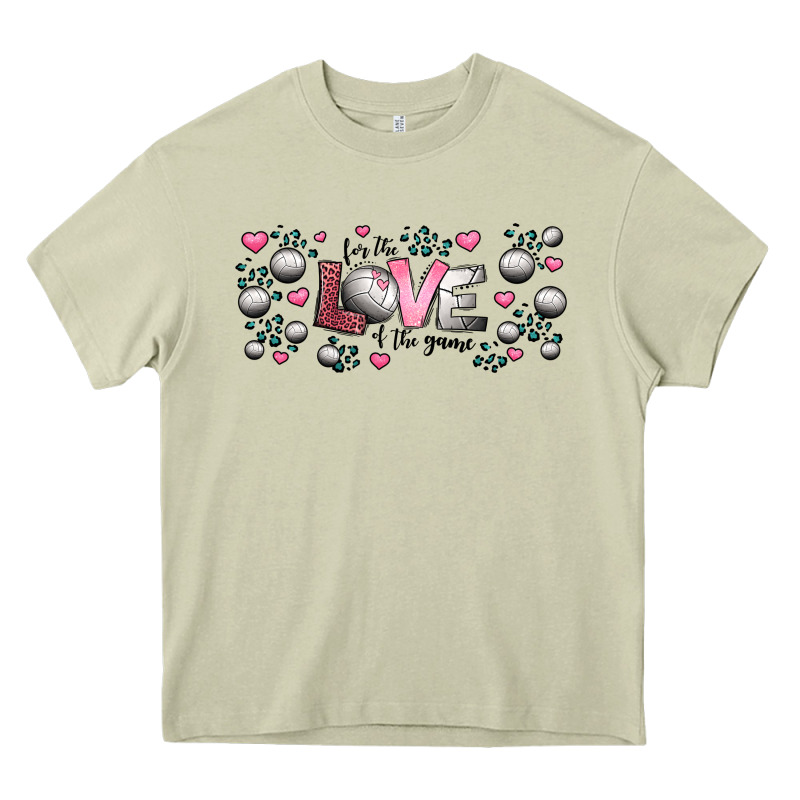 For The Love Of The Game  Volleyball Heavy Core Tee by Jasminsmagicworld | Teevron