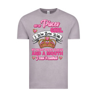 Vintage Zinc As A Pisces Girl I Was Born With My Heart On My Sleeve And A Mouth Vintage Tee - Jasminsmagicworld