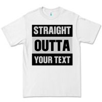 White Straight Outta Your Text Premium Tee - Bettercallsaul