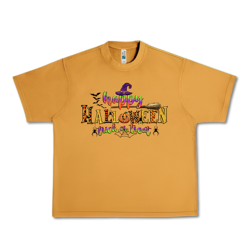 Happy Halloween Trick Or Treat Urban Heavy Tee by CowGirlArtShop | Teevron