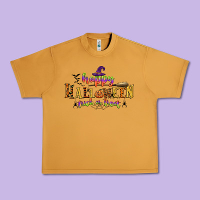 Happy Halloween Trick Or Treat Urban Heavy Tee Designed By Cowgirlartshop