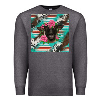 Charcoal Heather western suffolk ewe Premium Sweatshirt - BarkalooDesign