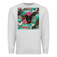 Dove Grey western suffolk ewe Premium Sweatshirt - BarkalooDesign