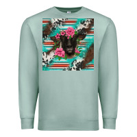 Seafoam western suffolk ewe Premium Sweatshirt - BarkalooDesign