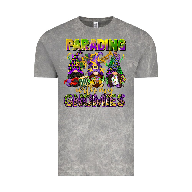 Parading With My Gnomies Mardi Gras Vintage Tee by CowGirlArtShop | Teevron