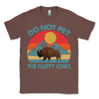 Chestnut Do Not Pet The Fluffy Cows Vintage Classic Tee - trangStudio