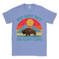 Colony Blue Do Not Pet The Fluffy Cows Vintage Classic Tee - trangStudio