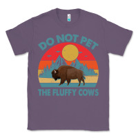 Lavender Do Not Pet The Fluffy Cows Vintage Classic Tee - trangStudio