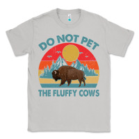 Moon Dust Do Not Pet The Fluffy Cows Vintage Classic Tee - trangStudio