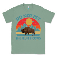 Sage Do Not Pet The Fluffy Cows Vintage Classic Tee - trangStudio
