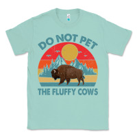Seafoam Do Not Pet The Fluffy Cows Vintage Classic Tee - trangStudio