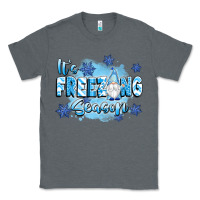 Charcoal Heather it's freezing season Classic Tee - texasbilliewilder