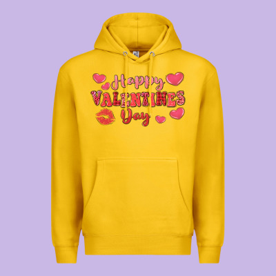 Happy Valentine's Day Premium Hoodie Designed By Lillyallendesigns