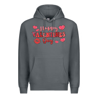 Rock happy valentine's day Premium Hoodie - LillyAllenDesigns