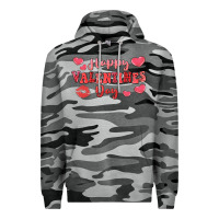 Slate Camo happy valentine's day Premium Hoodie - LillyAllenDesigns