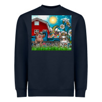 Navy happy easter Heavyweight Sweatshirt - CowhideDigitalArt