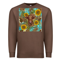 Chestnut western highland cow Premium Sweatshirt - BarkalooDesign