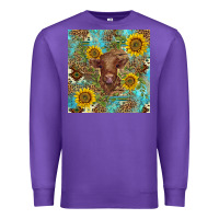 Western Highland Cow Premium Sweatshirt | Teevron