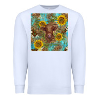 White western highland cow Premium Sweatshirt - BarkalooDesign