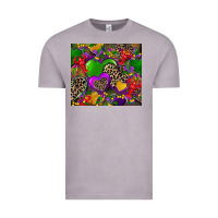 Vintage Zinc mardi gras hearts Vintage Tee - CowGirlArtShop
