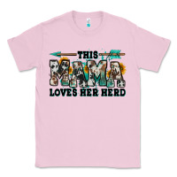 Bubblegum Pink this mama loves her herd goats Classic Tee - Jasminsmagicworld