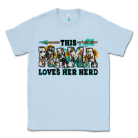 Dusty Blue this mama loves her herd goats Classic Tee - Jasminsmagicworld