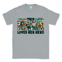 Heather Grey this mama loves her herd goats Classic Tee - Jasminsmagicworld