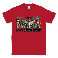 Red this mama loves her herd goats Classic Tee - Jasminsmagicworld