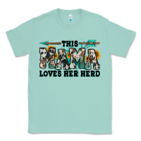 Seafoam this mama loves her herd goats Classic Tee - Jasminsmagicworld