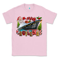 Bubblegum Pink Merry Cruisemas Classic Tee - texasbilliewilder
