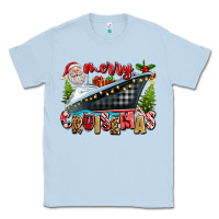 Dusty Blue Merry Cruisemas Classic Tee - texasbilliewilder