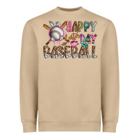 Mushroom happy easter day baseball Heavyweight Sweatshirt - CowhideDigitalArt