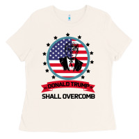 Bone DONALD TRUMP 2016 WE SHALL OVERCOMB Ladies Tee - Bettercallsaul