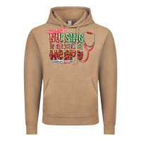 Vintage Coffee cowgirl nursing is a work of heart Vintage Hoodie - CowGirlArtShop