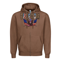 Chestnut freedom Zipper Hoodie - RacoonDesign