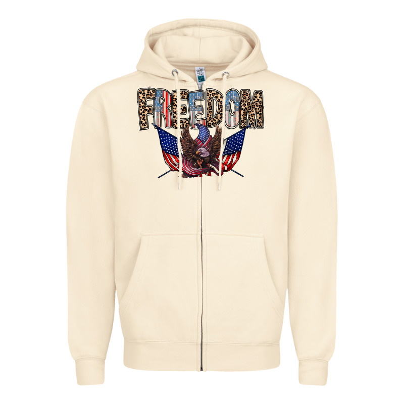 Freedom Zipper Hoodie by RacoonDesign | Teevron