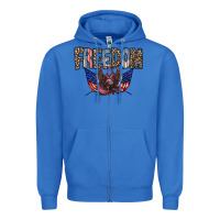 True Royal freedom Zipper Hoodie - RacoonDesign