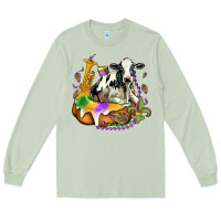 Matcha holstein mardi gras Long Sleeve Tee - OliviaCreatesArt