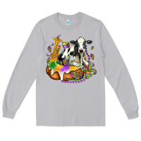 Moon Dust holstein mardi gras Long Sleeve Tee - OliviaCreatesArt
