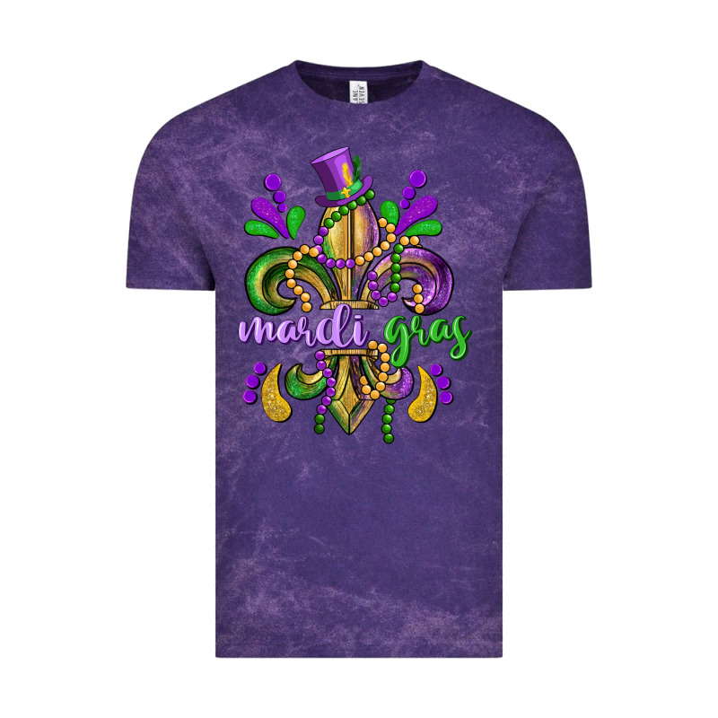 Mardi Gras Fleur De Lis Vintage Tee by CowGirlArtShop | Teevron